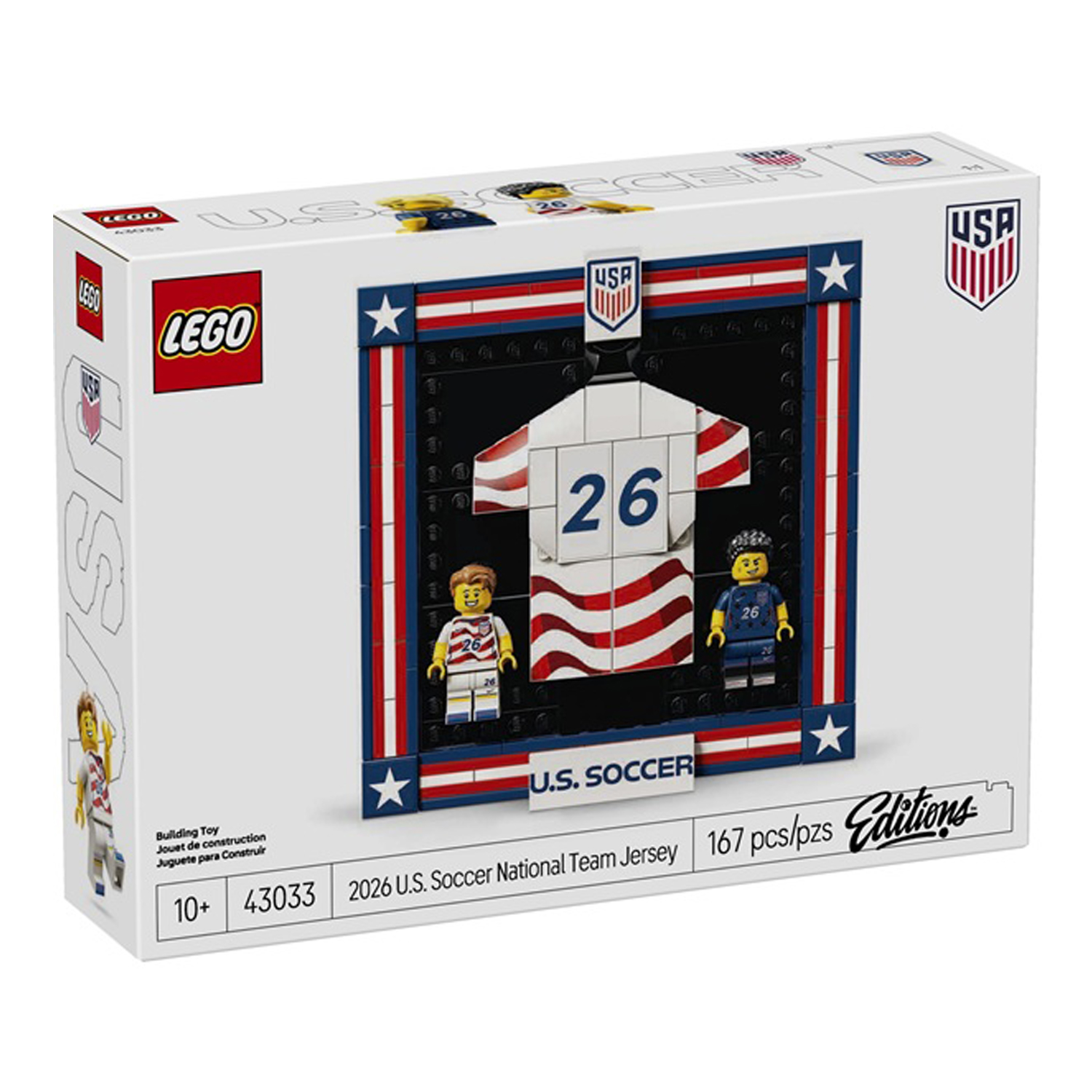 Конструктор LEGO Editions Футбольная форма США 2026 167 дет. - фото 2