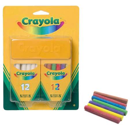 Мел сухой Crayola 24 шт.