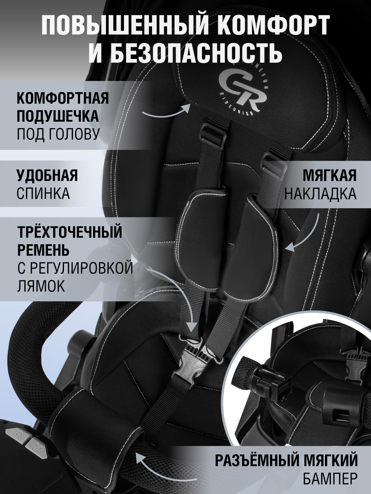 Трехколесный велосипед CITYRIDE - фото 5