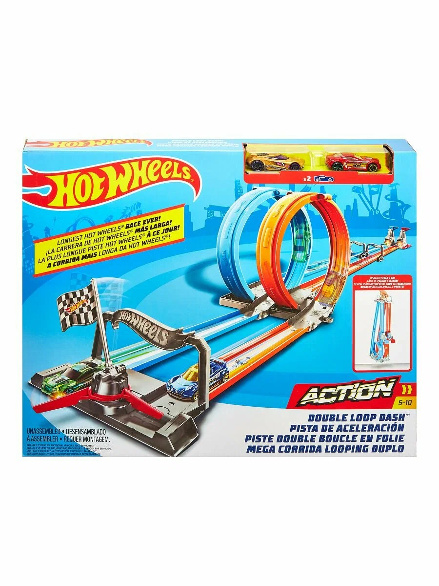 Трек Hot Wheels Скоростные мертвые петли GFH85 - фото 6