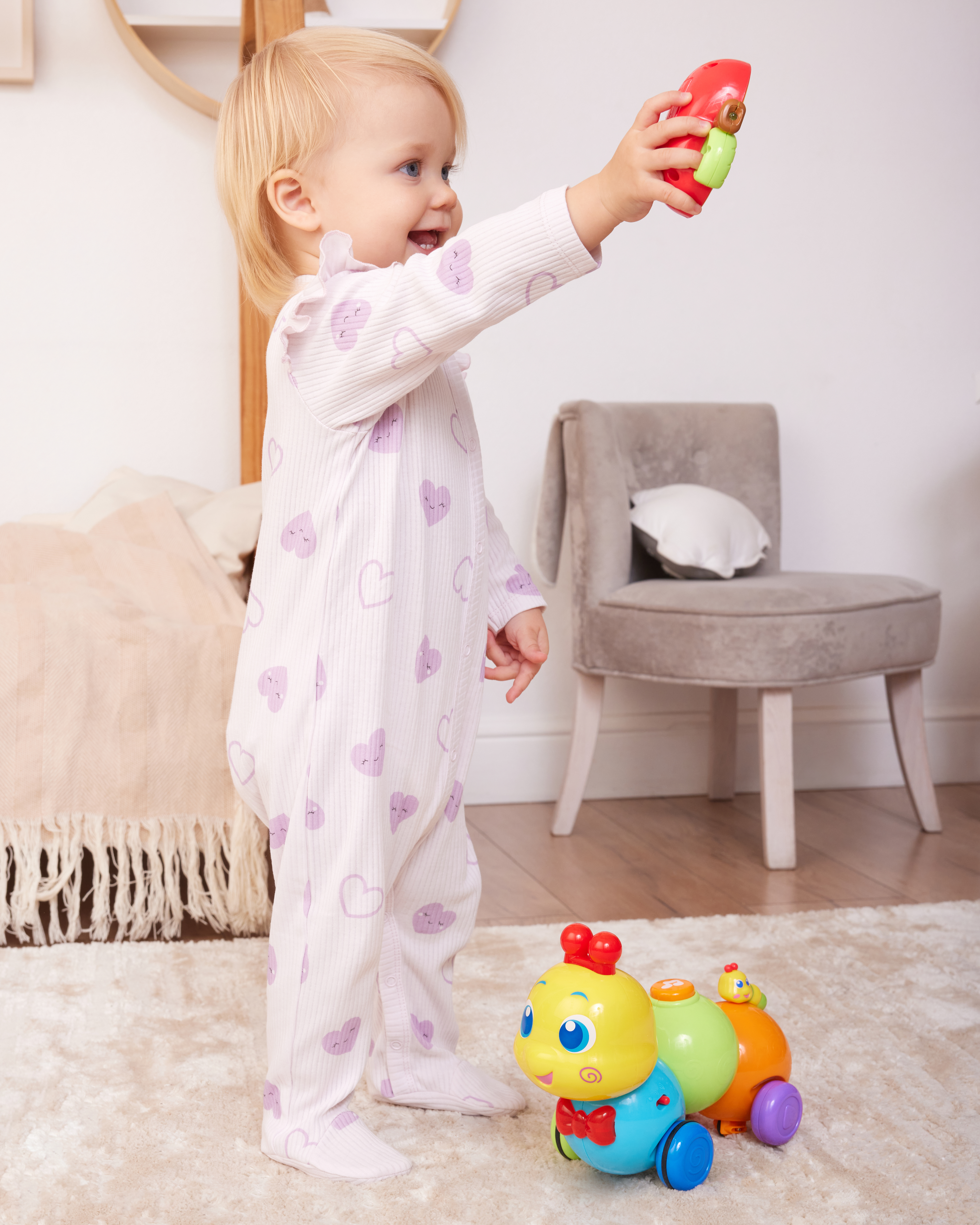 Игрушка BabyGo Забавная гусеница - фото 5