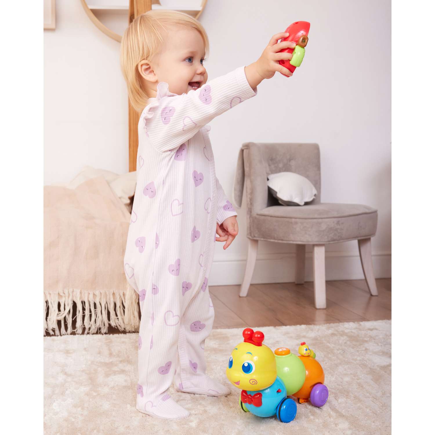 Игрушка BabyGo Забавная гусеница - фото 5