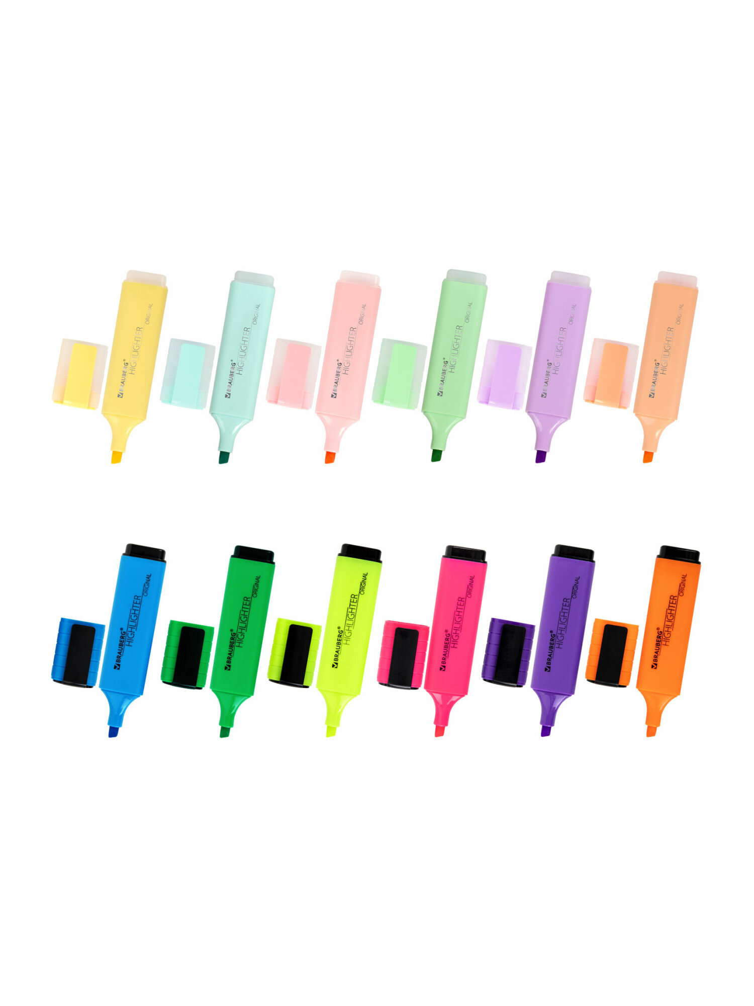 Текстовыделители Brauberg 12 шт. - фото 10