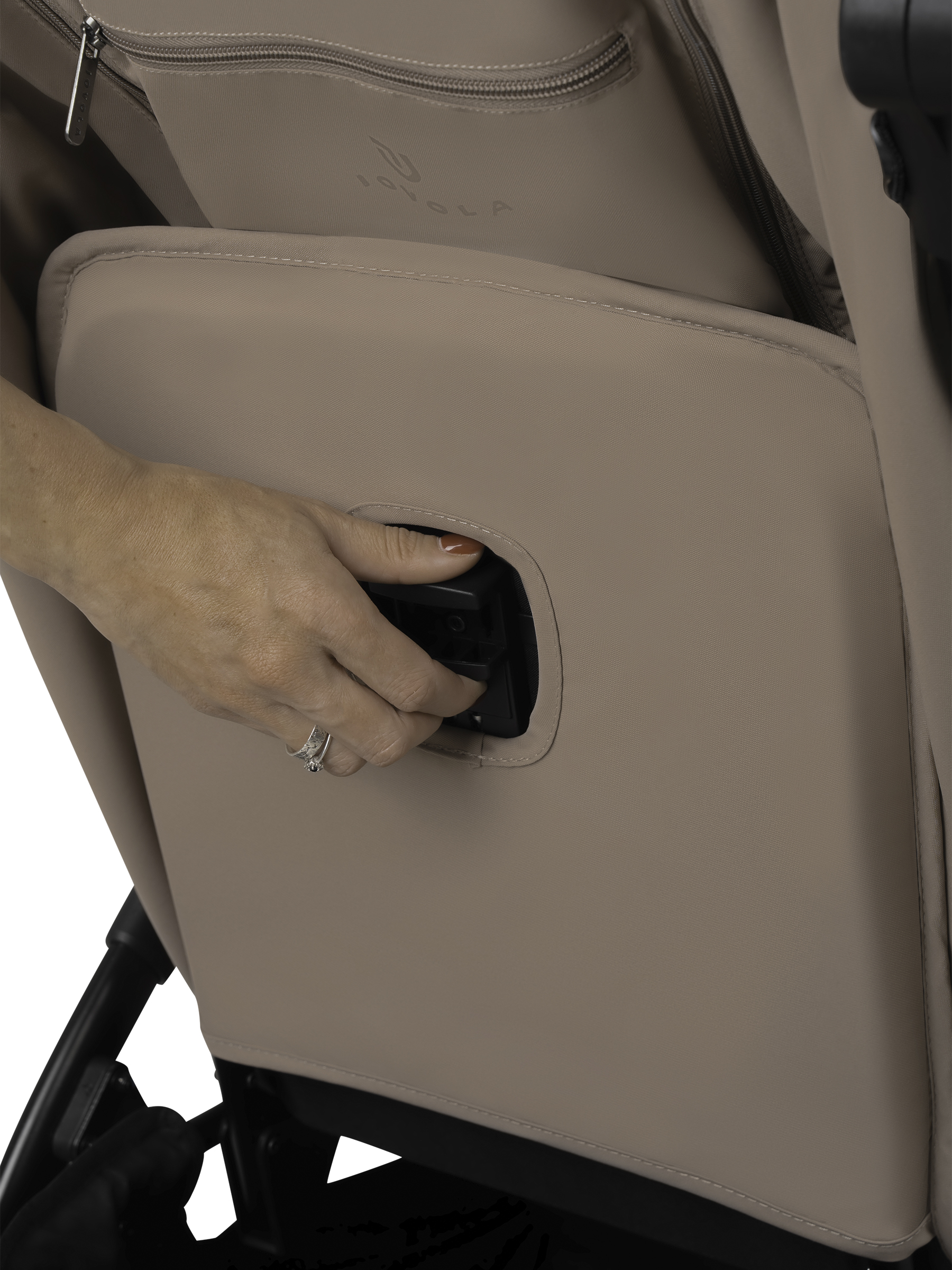 Коляска прогулочная JOVOLA Selena SL, бежевый - фото 22