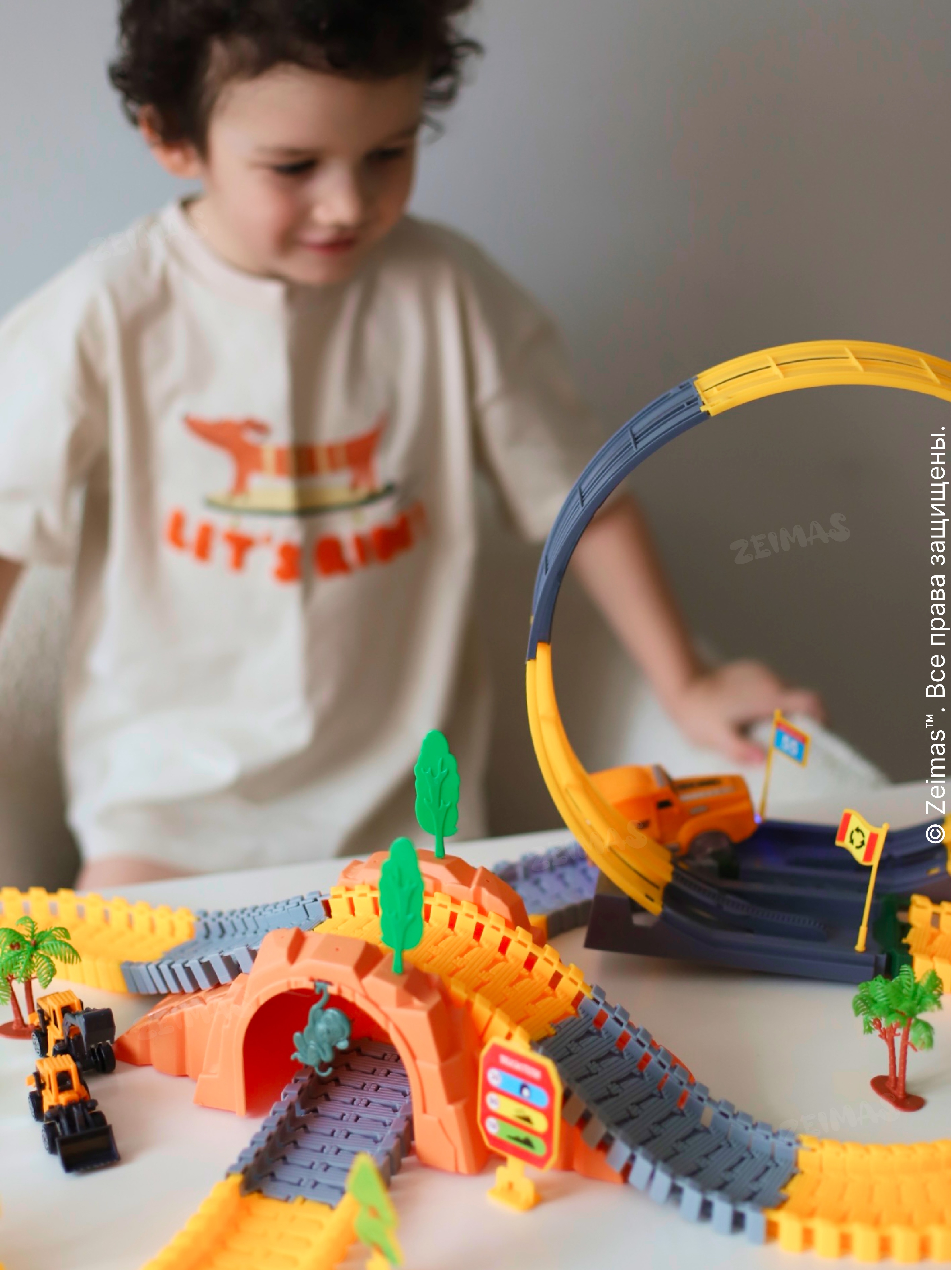 Конструктор Zeimas Экстремальный гонщик 181 дет. в ассортименте - фото 21