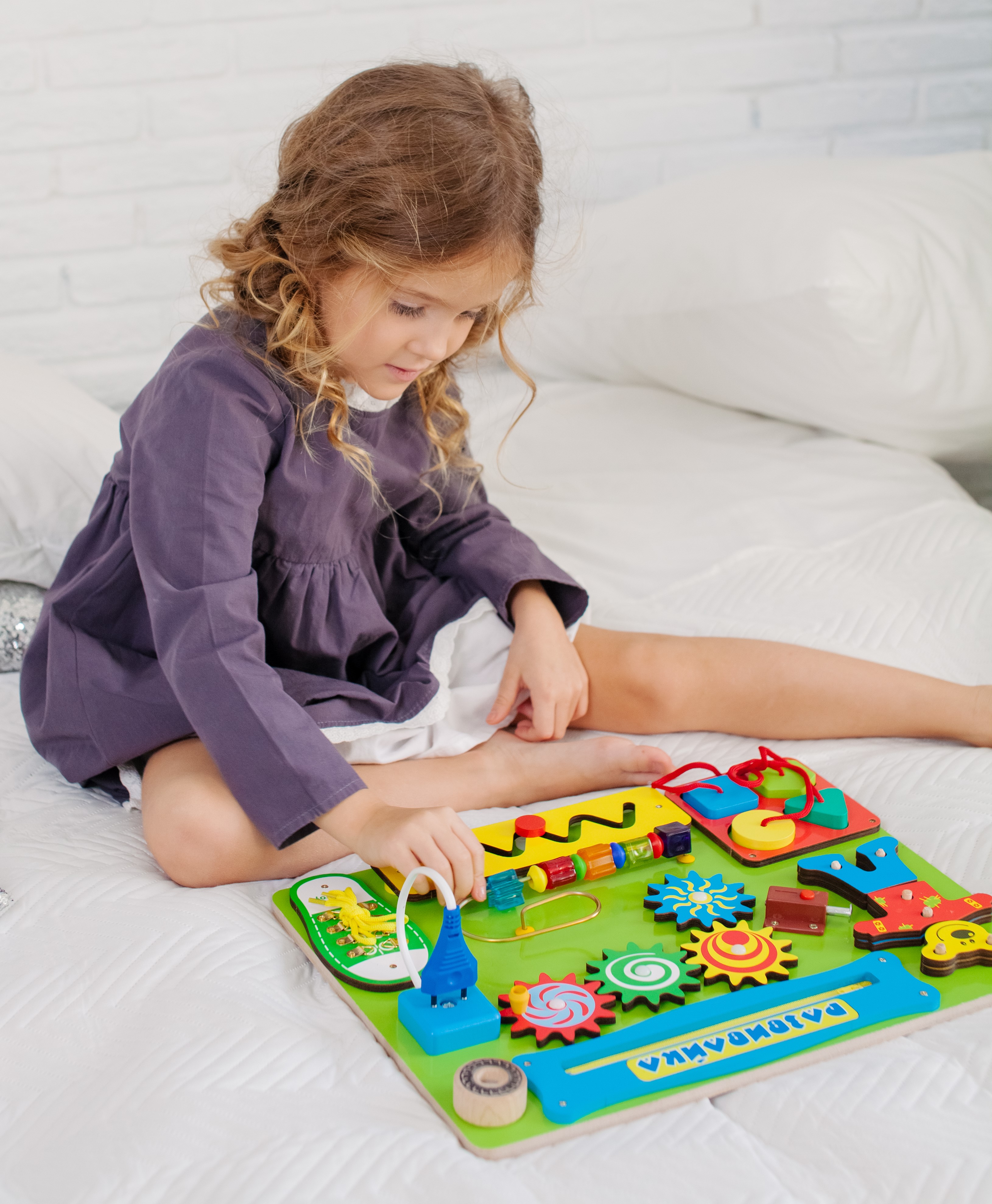 Игрушка Alatoys бизиборд Монтессори в ассортименте - фото 6