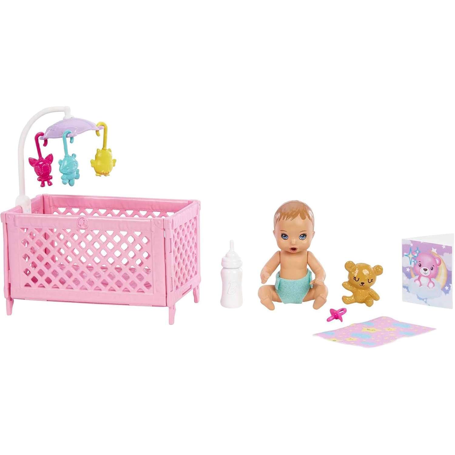 Кукла модельная Barbie Няня FHY97/HJY33 - фото 4