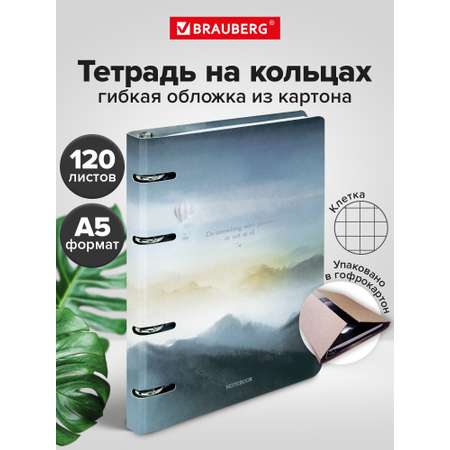 Тетрадь Brauberg клетка 120 лист.