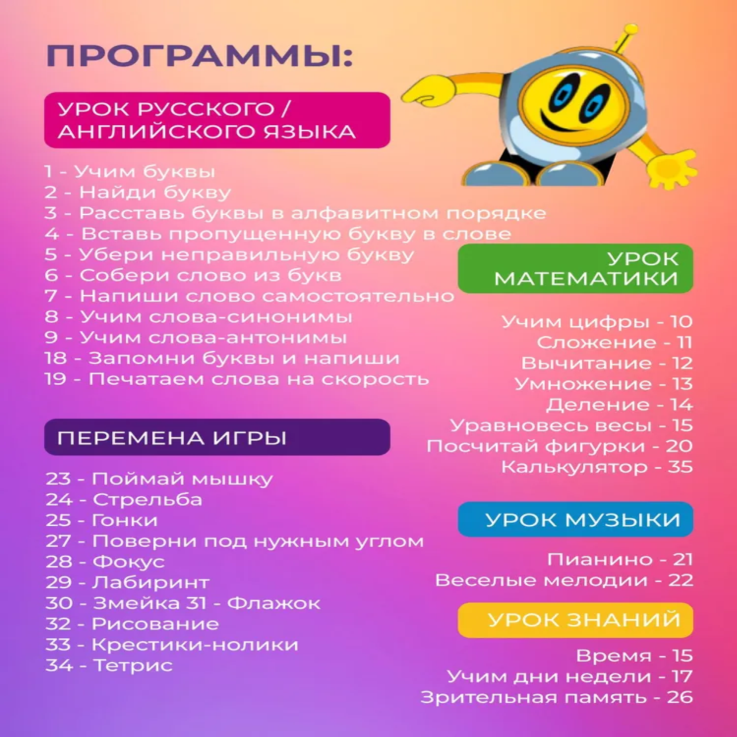 Компьютер обучающий TrendToys Детский 35 функций обучения TT047 - фото 4