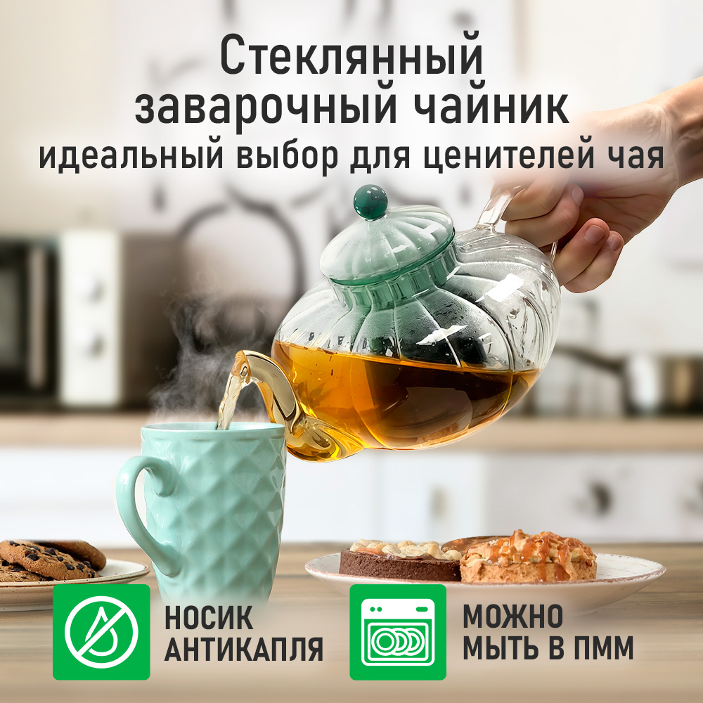 Чайник заварочный MARTA MT-GD3775A - фото 6