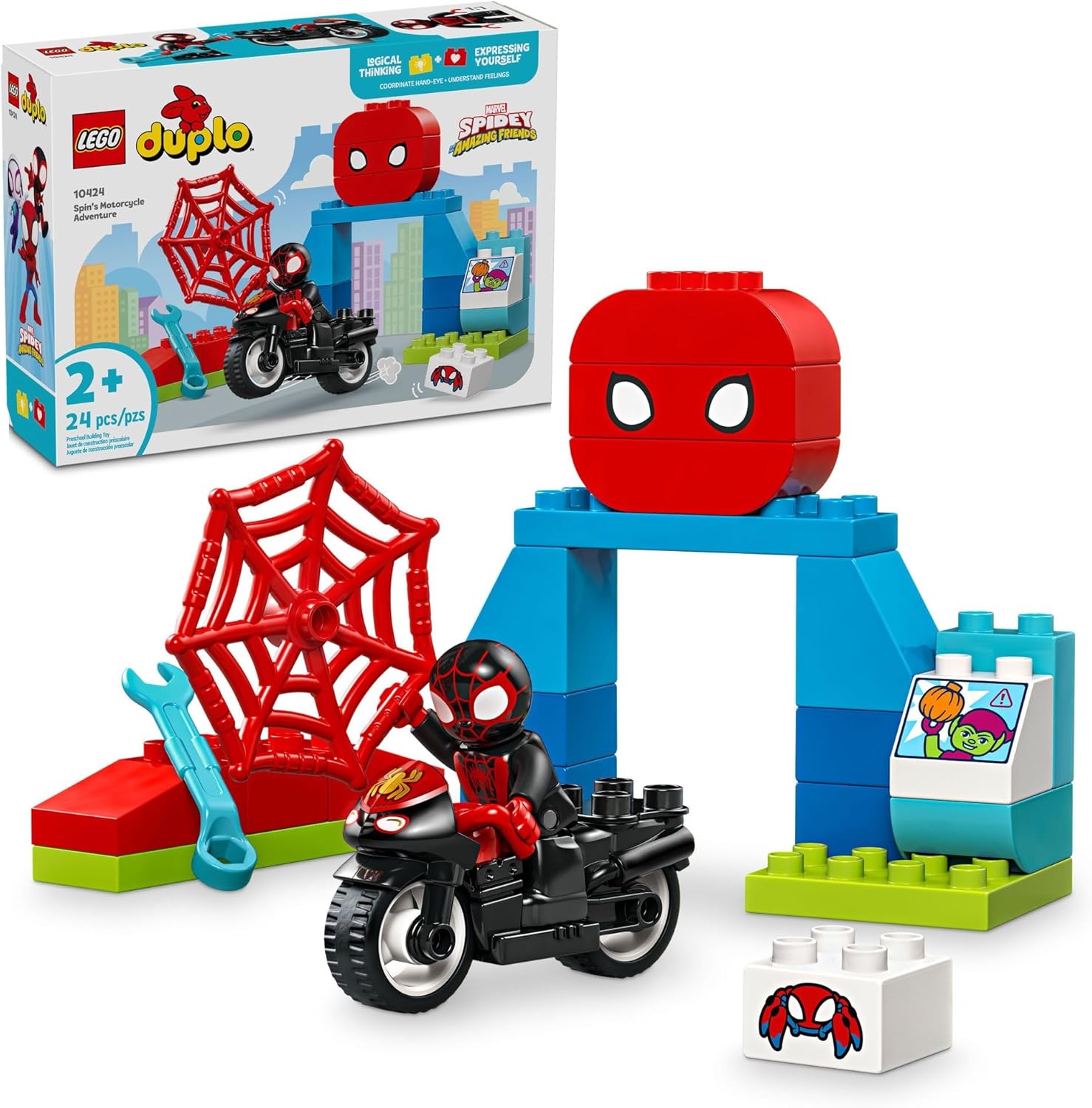 Конструктор LEGO DUPLO Мотоциклетное приключение 24 дет. - фото 1