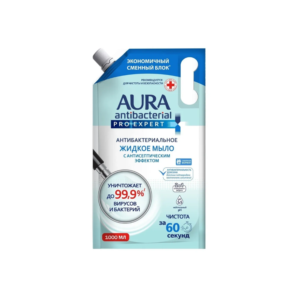 Мыло жидкое AURA Pro expert 1000 мл - фото 1