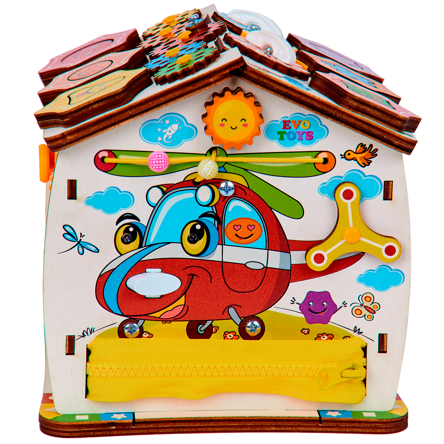 Игрушка Evotoys бизиборд - фото 22