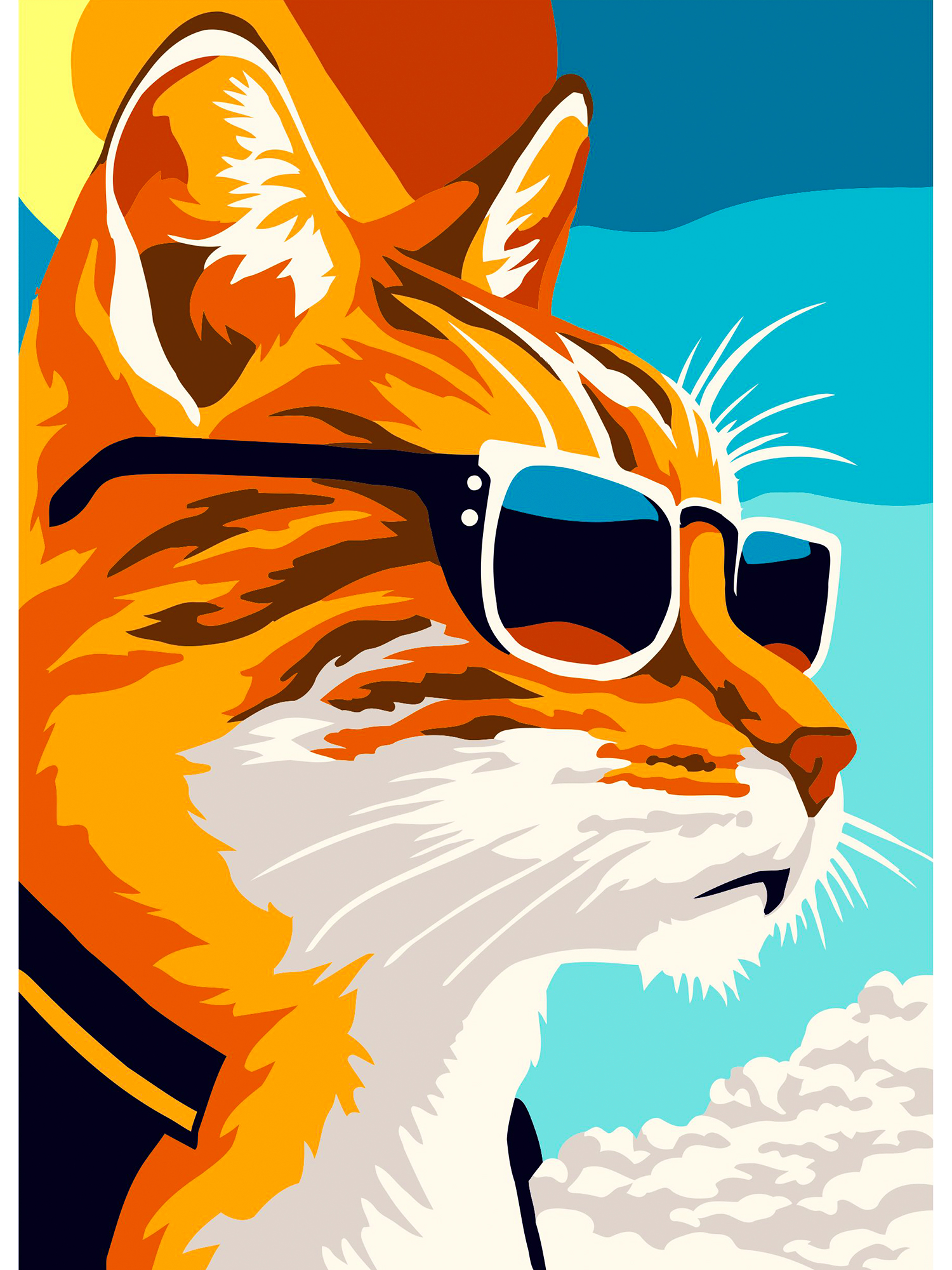 Картина по номерам Hobby Paint Крутой котик в ассортименте - фото 3