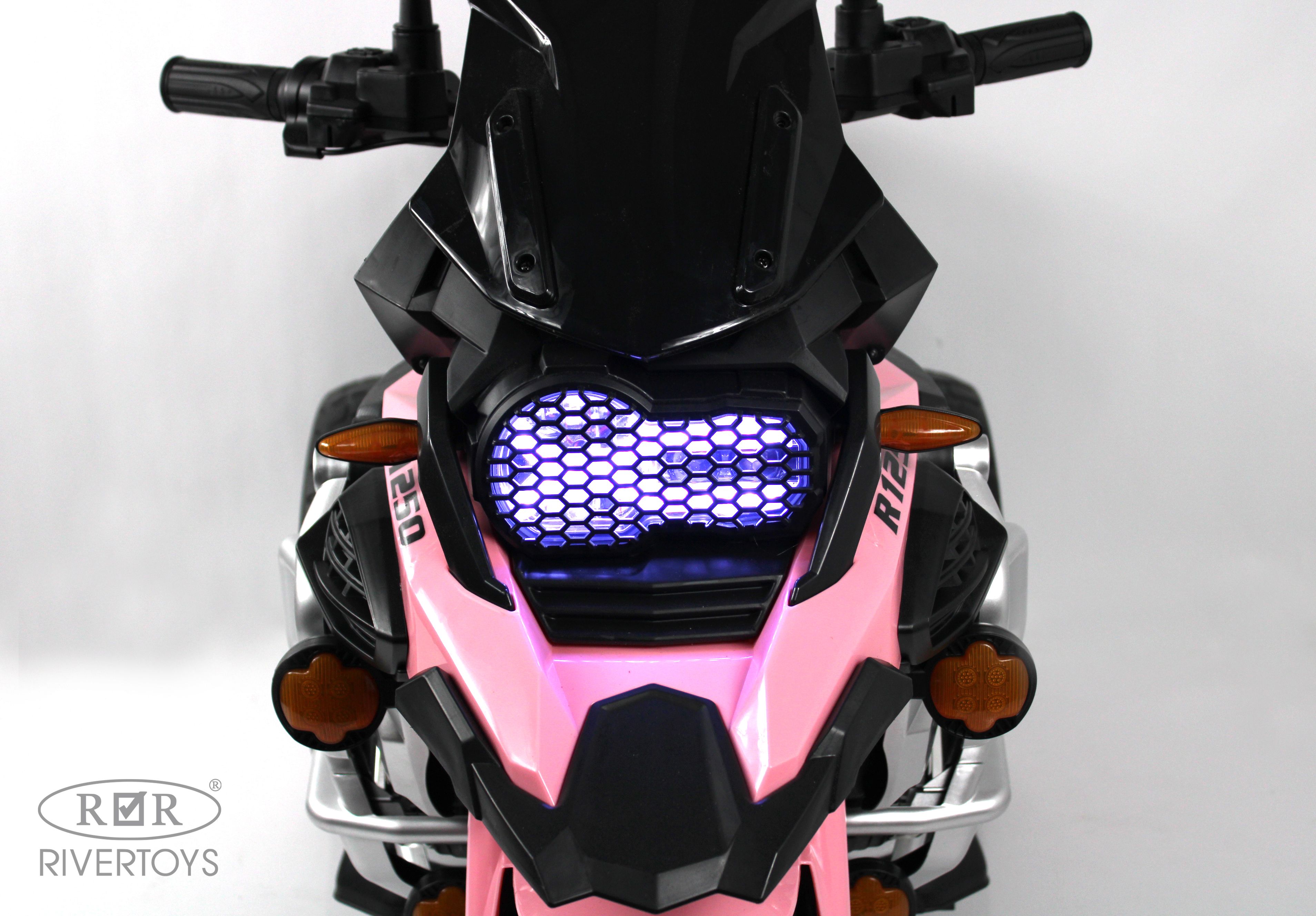 Электромотоцикл RIVERTOYS М111БХ-PINK - фото 4