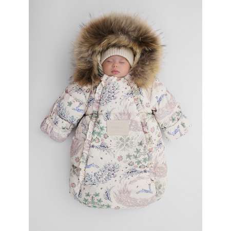 Конверт в коляску Happy Baby для новорожденных бежевый