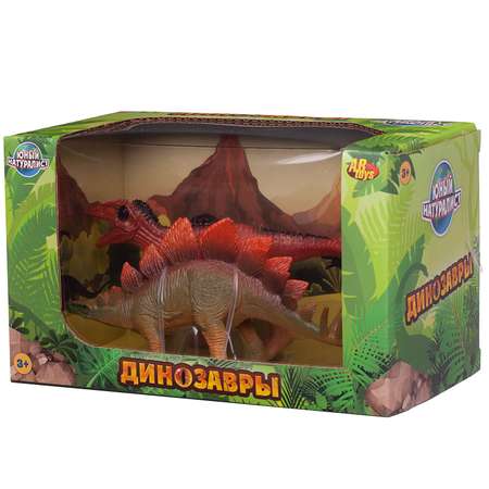 Игровой набор Abtoys Стегозавр против Аллозавра