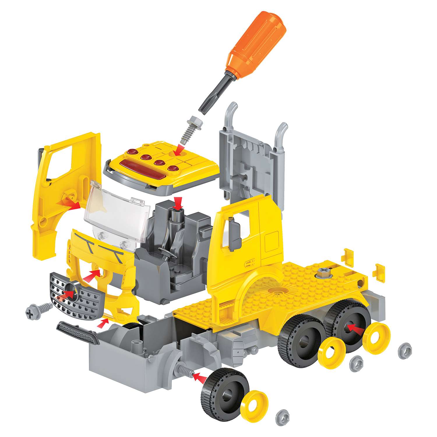 Конструктор Funky Toys Грузовик - фото 4