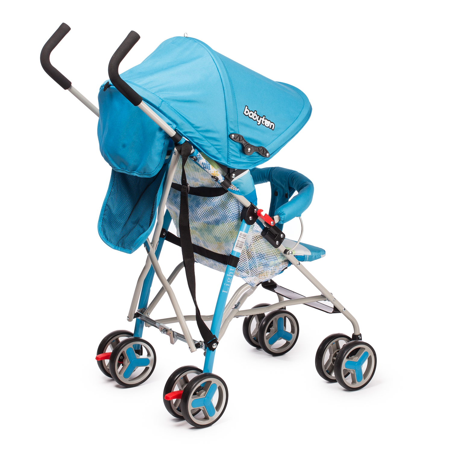 Коляска прогулочная Babyton Light Blue голубой - фото 5