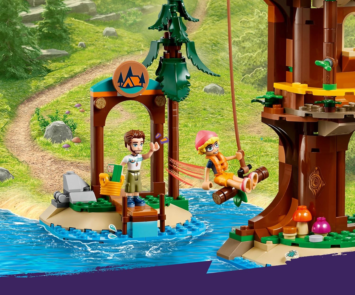 Конструктор LEGO Friends Домик на дереве 1128 дет. - фото 4