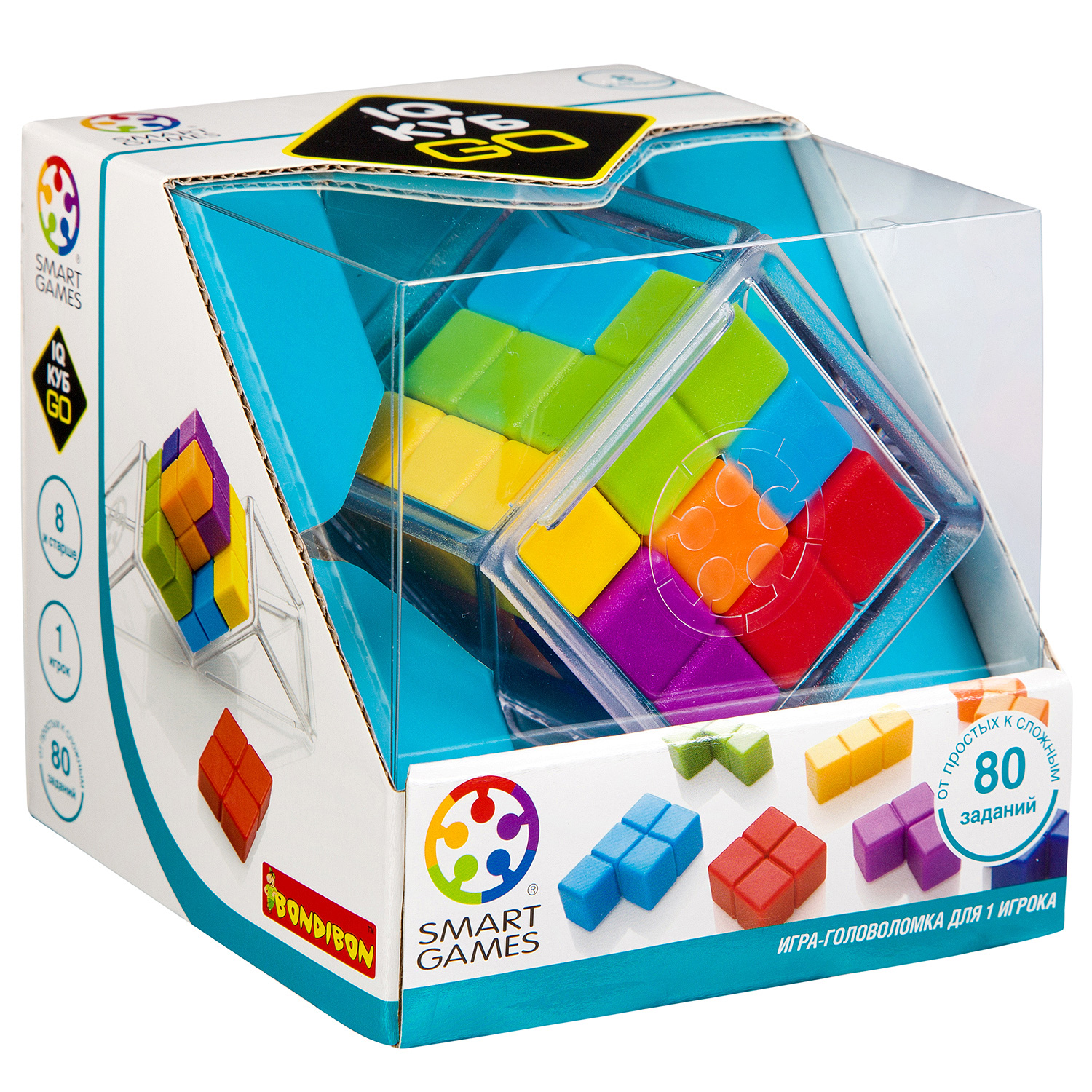 Настольная игра Bondibon логическая IQ КУБ GO - фото 2