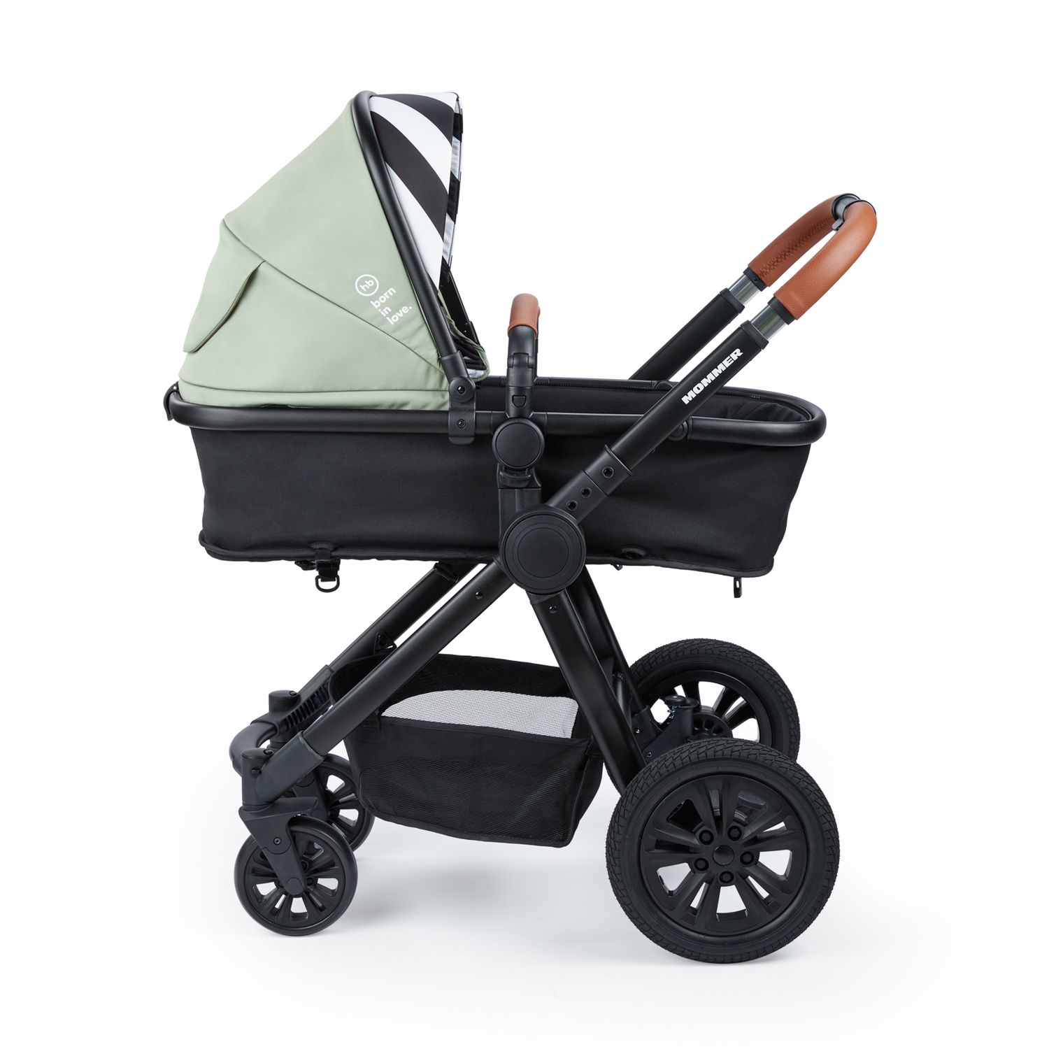 Коляска трансформер Happy Baby Mommer Dark Green зеленый - фото 6