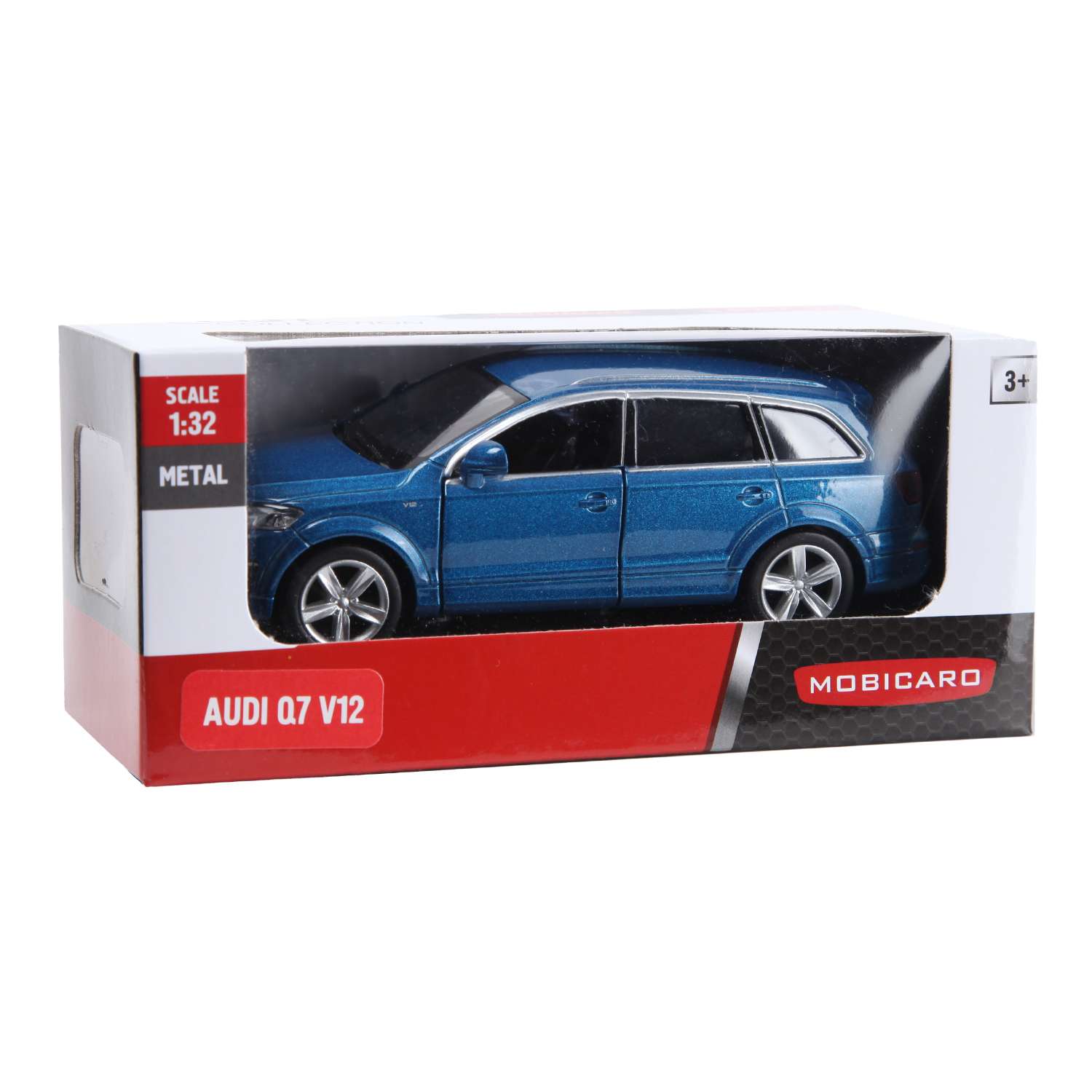 Автомобиль Mobicaro Audi Q7 V12 1:32 белый в ассортименте 544016 - фото 6