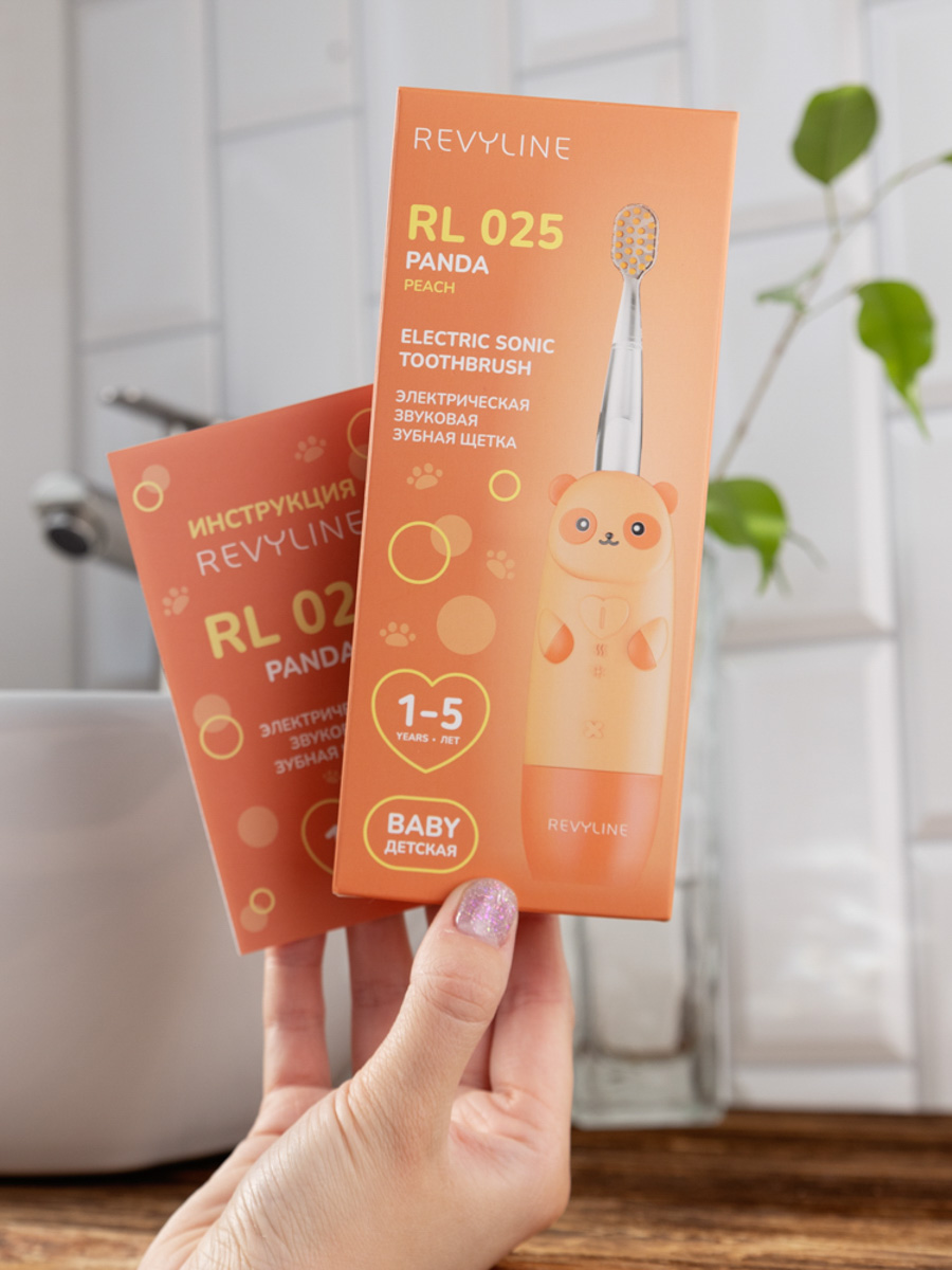 Зубная щетка электрическая Revyline Panda от 1 года - фото 9