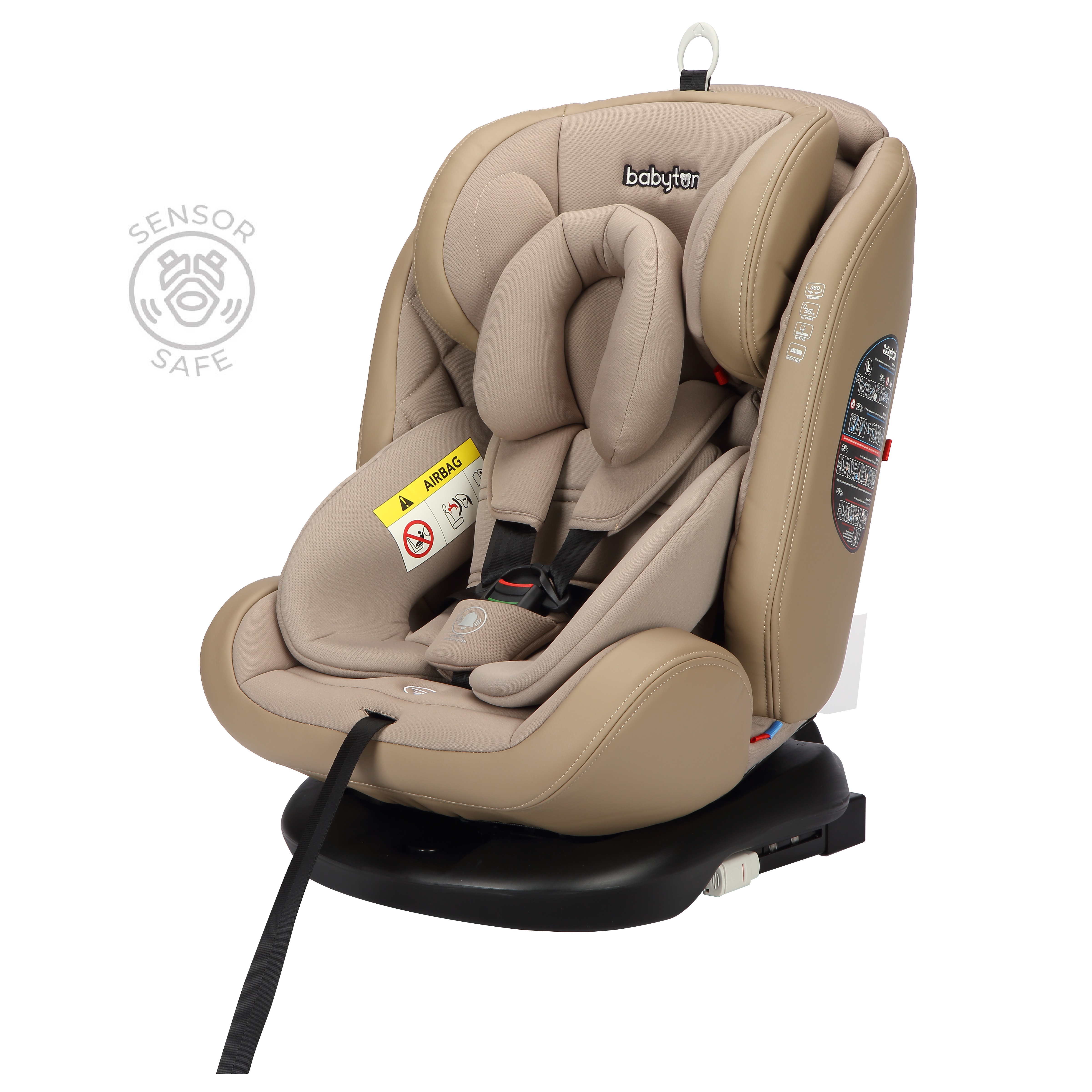 Автокресло Babyton Multi-Stage Sand Isofix 0+/1/2/3 (0-36 кг) - фото 7
