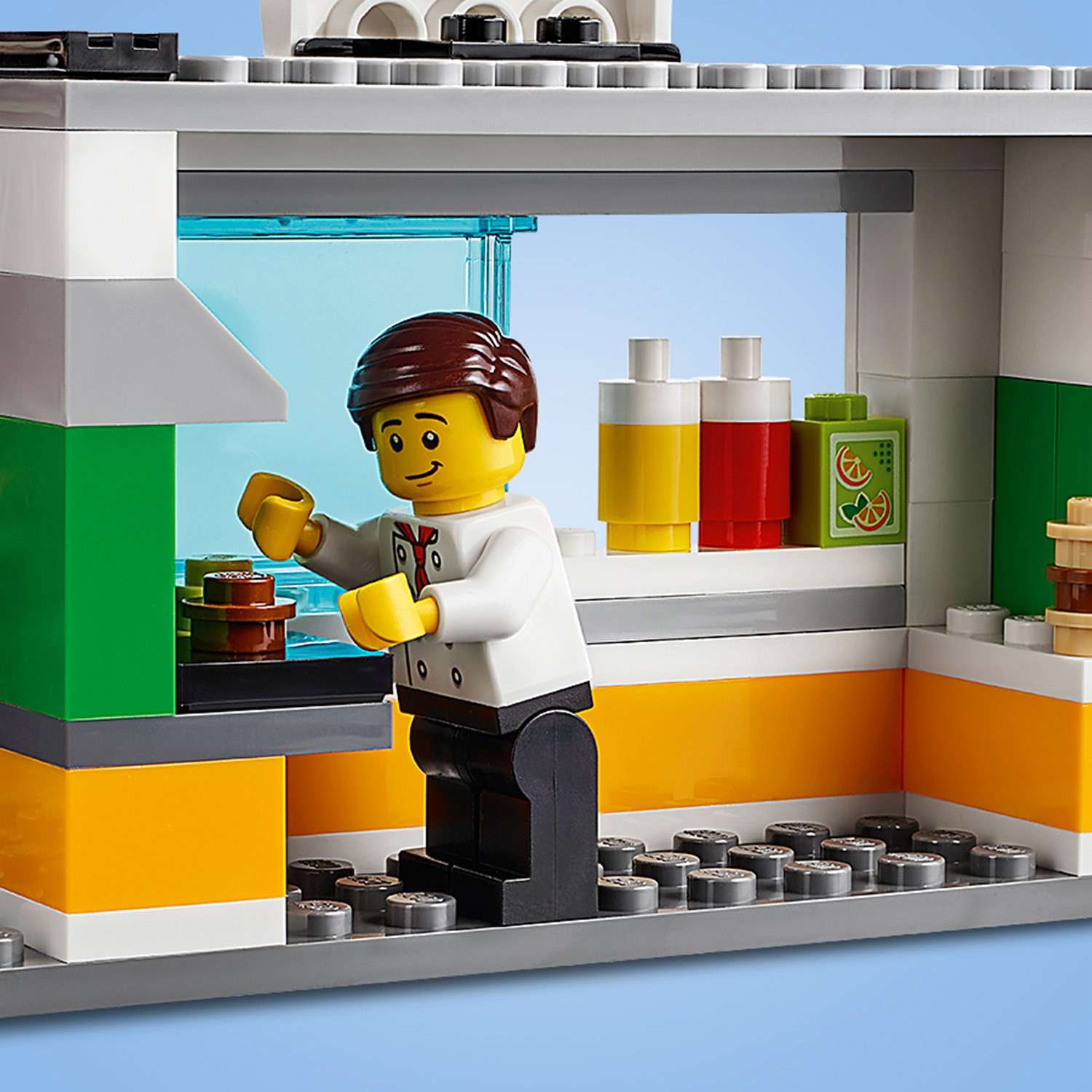 Конструктор LEGO City Fire Пожар в бургер-кафе блочный - фото 10