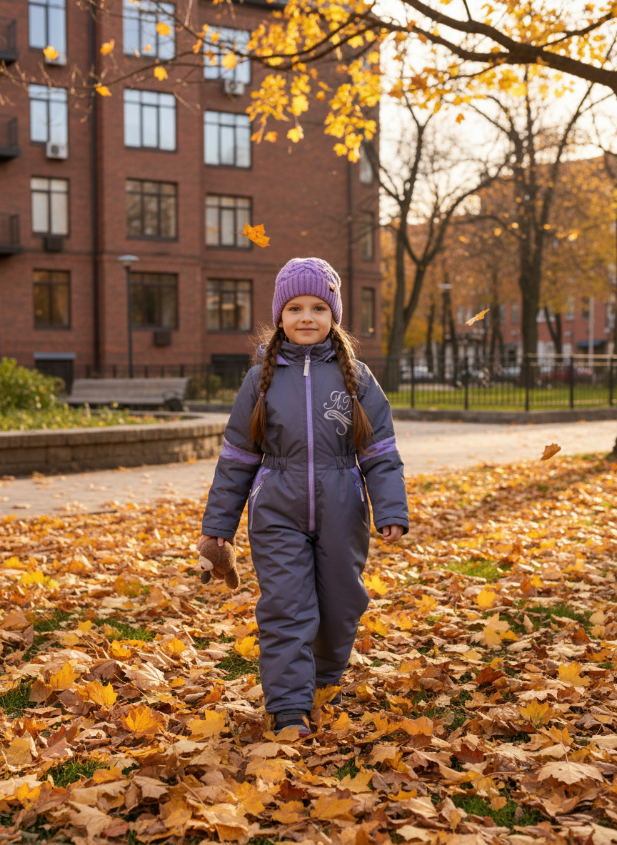 Комбинезон Arctic kids 30-041/2 сирень - фото 2