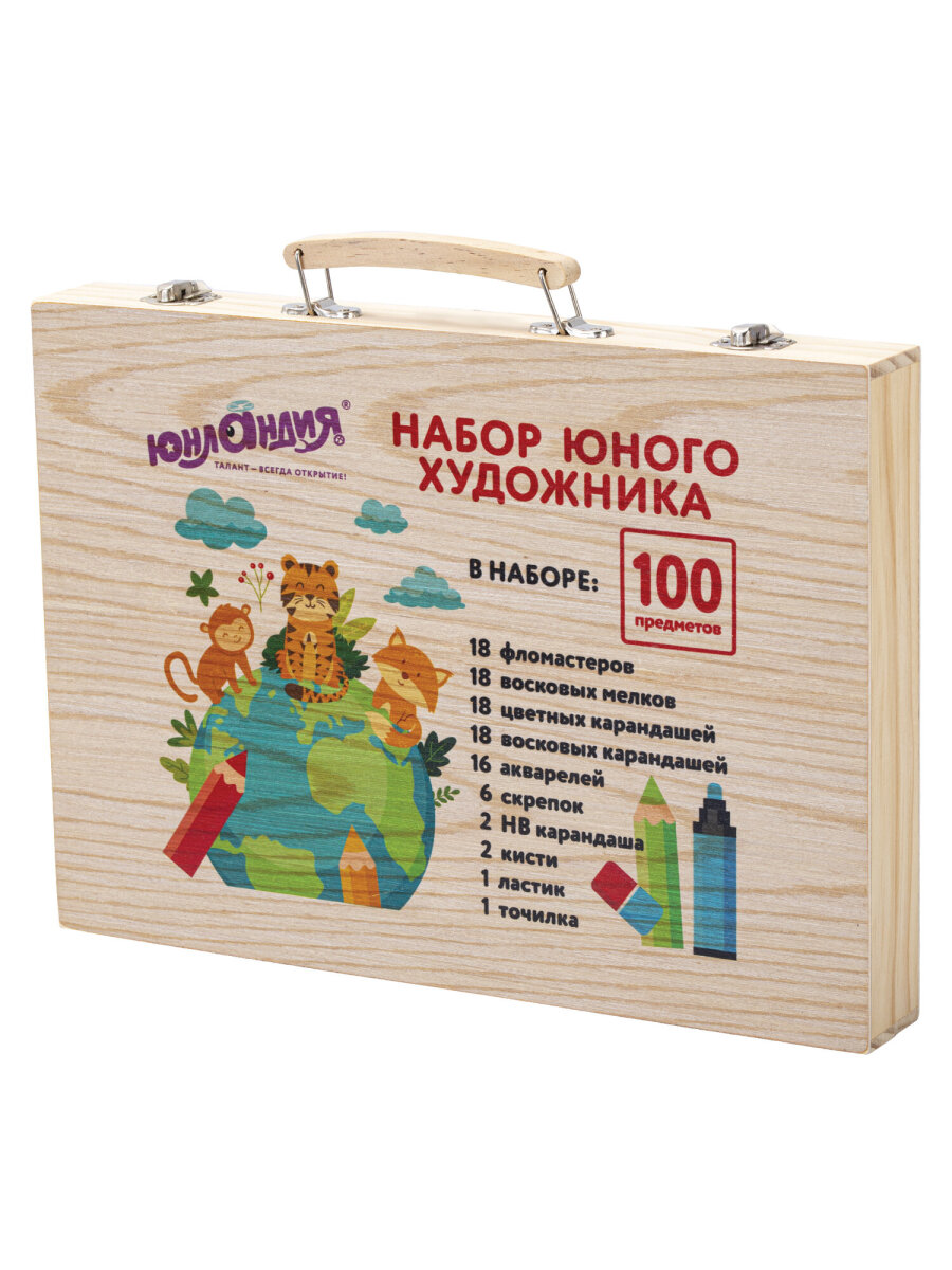 Набор для рисования Юнландия 100 шт. - фото 3