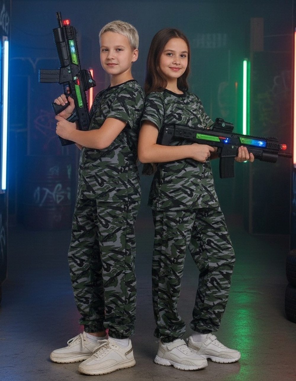 Костюм ЛАДОШКИ Комплект Сафари зеленый - фото 2