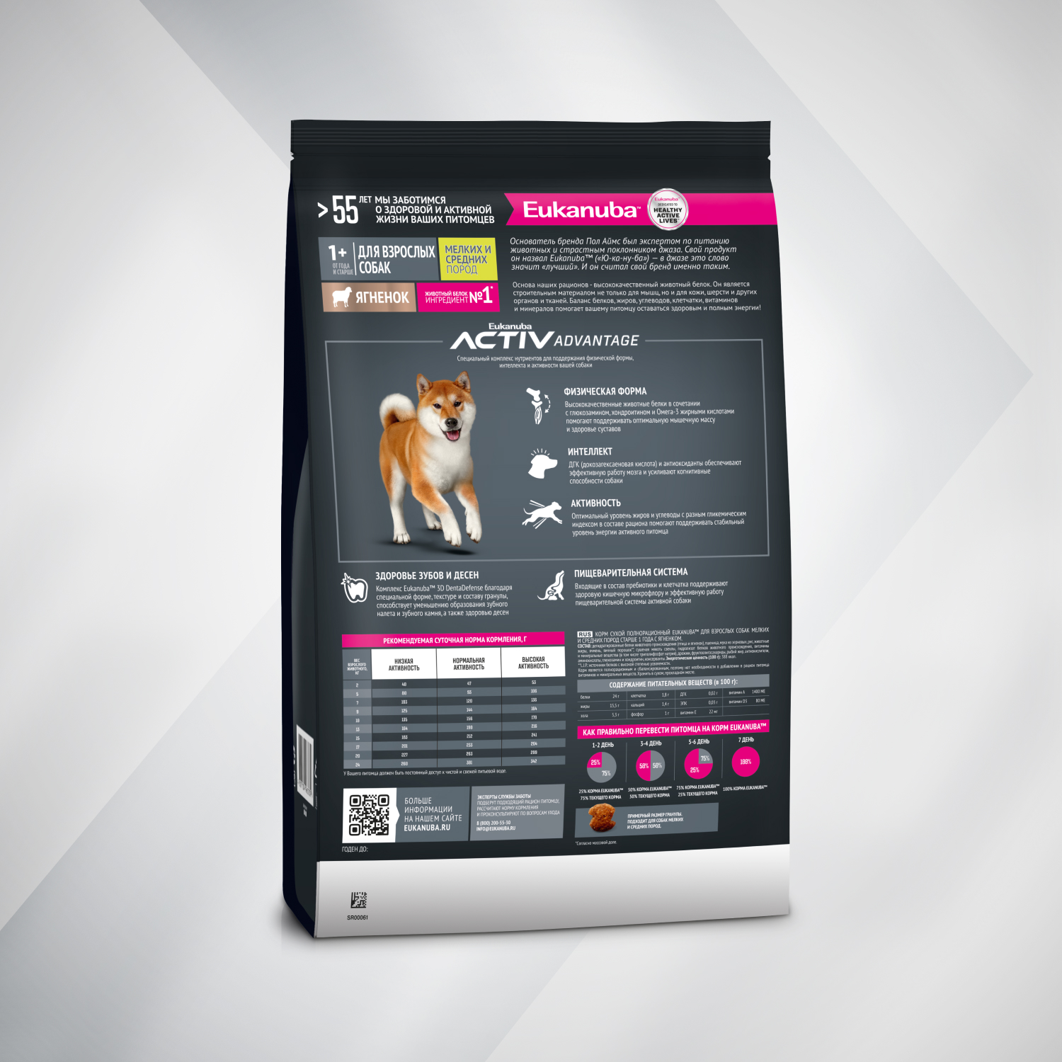 Корм для собак Eukanuba с ягненком сухой 3кг - фото 12