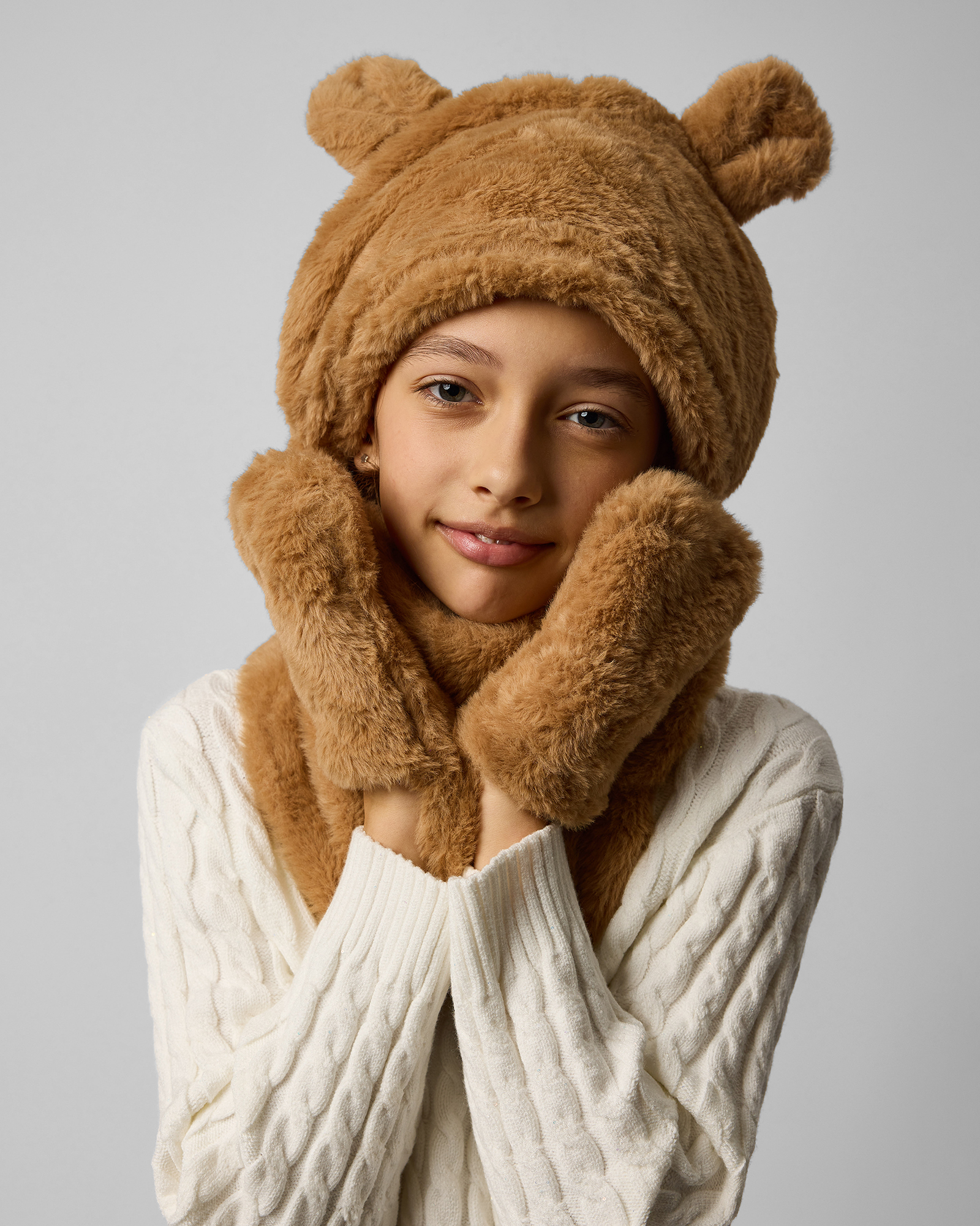 Шапка Grimmo Медведь W24-CA16GRtg-88 - фото 5