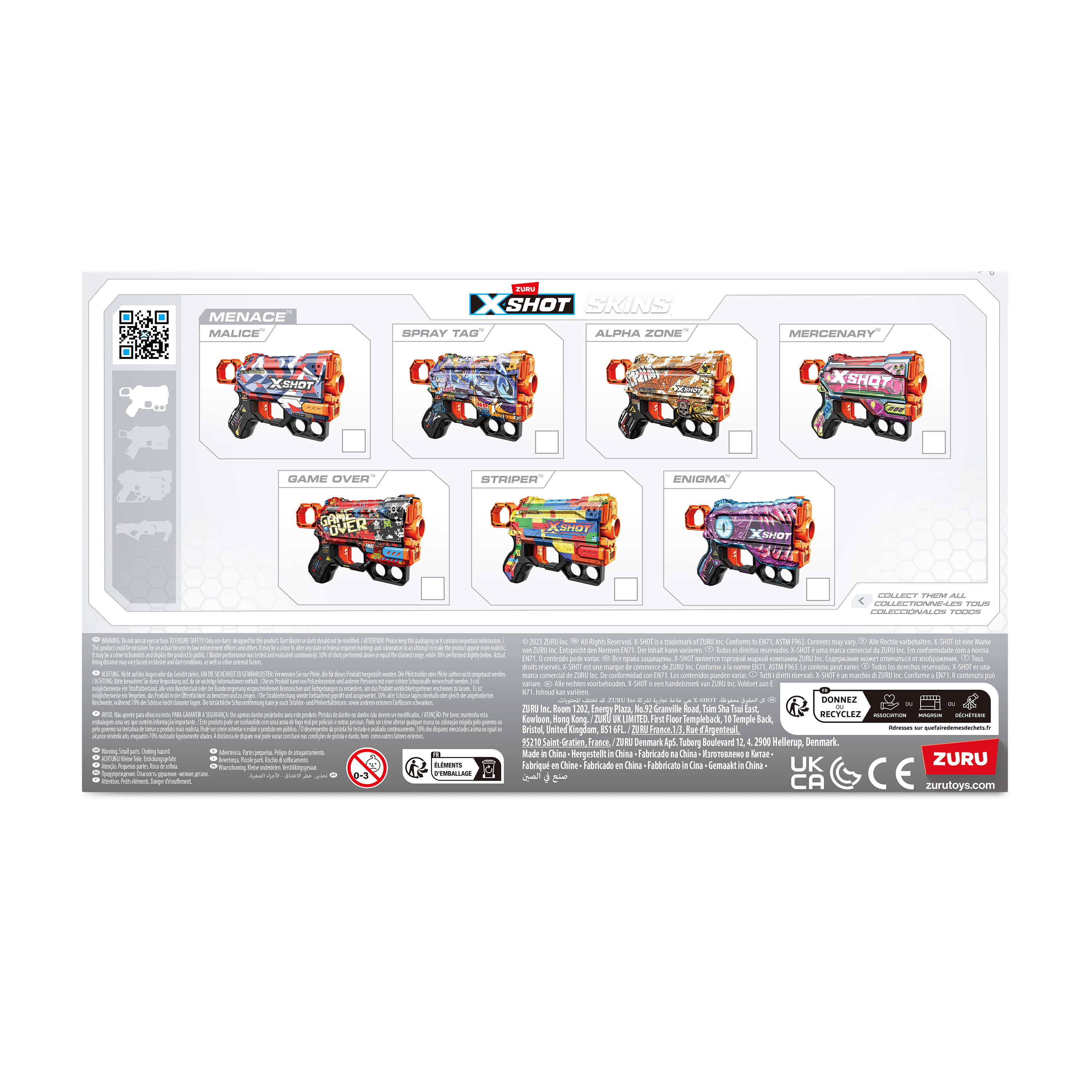 Бластер Zuru XSHOT  Skins в ассортименте - фото 12