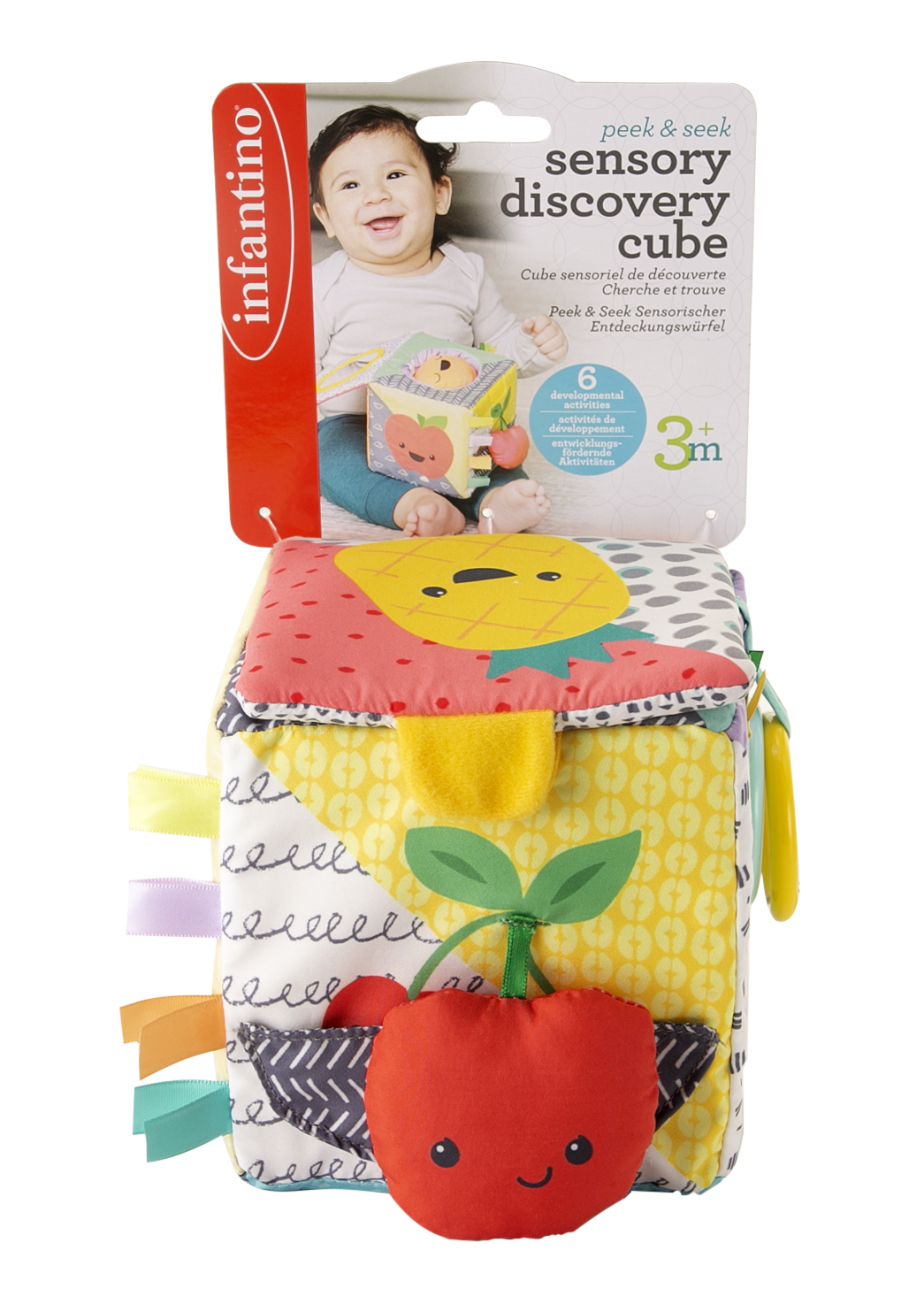 Игрушка INFANTINO кубики Развивающий сенсорный куб - фото 1