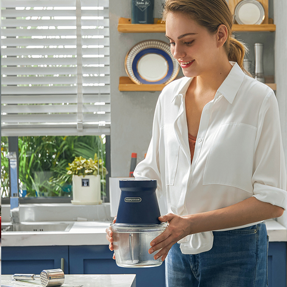 Мини блендер Morphy Richards с повышенной функциональностью синий - фото 5