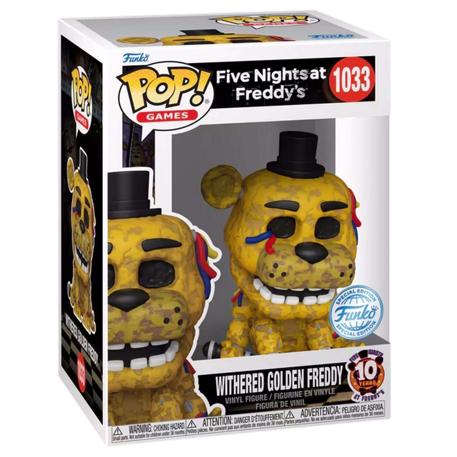 Фигурка Funko Withered Golden Freddy Фредди - фото 2