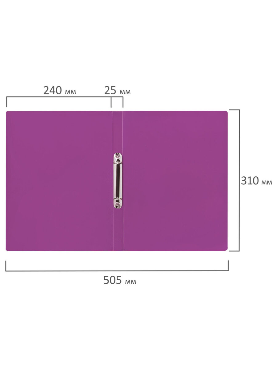 Папка на кольцах Brauberg канцелярская офисная А4 - фото 9