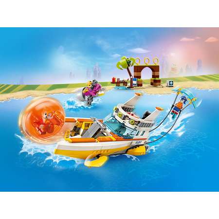Конструктор LEGO Sonic the Hedgehog Приключенческая лодка Тейлза блочный
