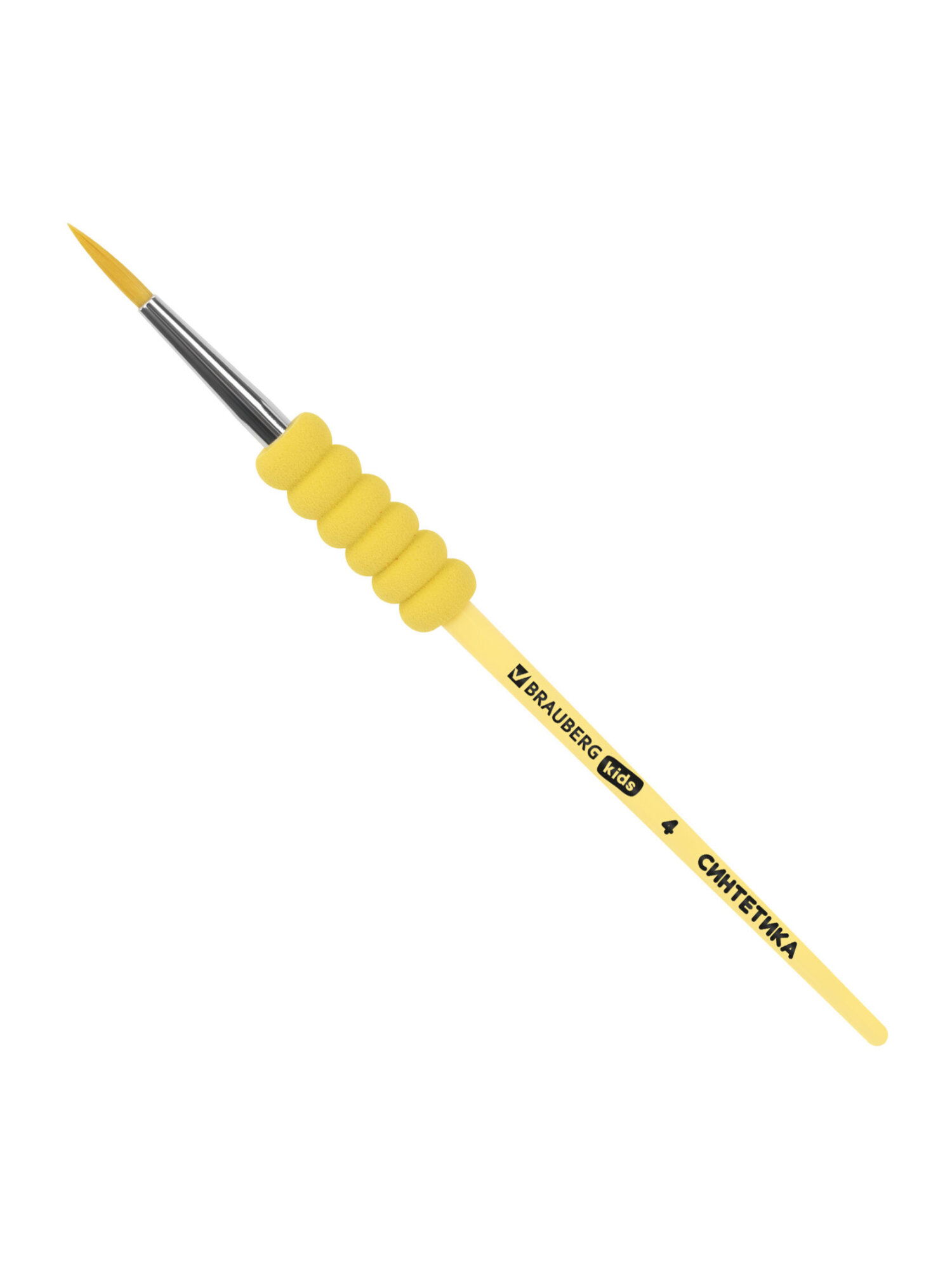 Кисть Brauberg 4 шт. (синтетика) - фото 6