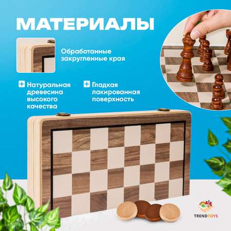 Настольная игра TrendToys Шахматы и шашки