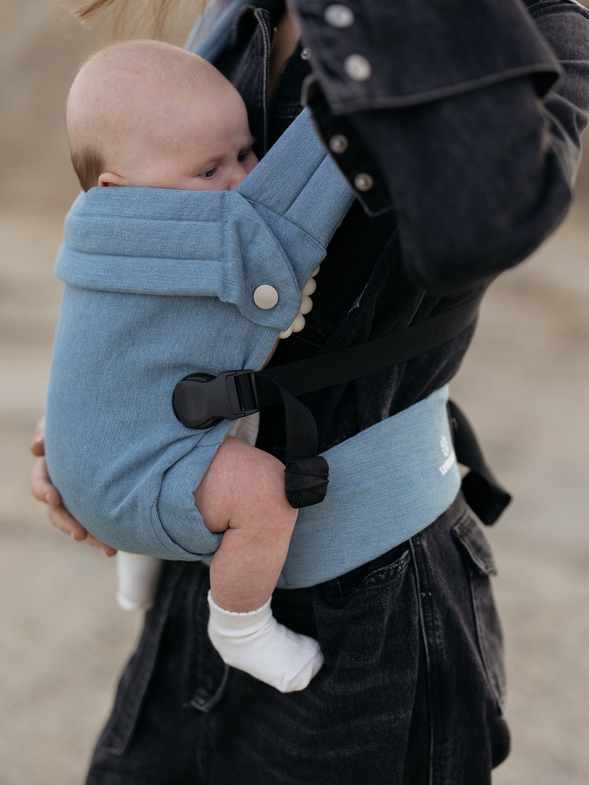 Переноска для новорожденных Timikbaby эргорюкзак джинс - фото 2