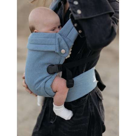 Переноска для новорожденных Timikbaby эргорюкзак джинс
