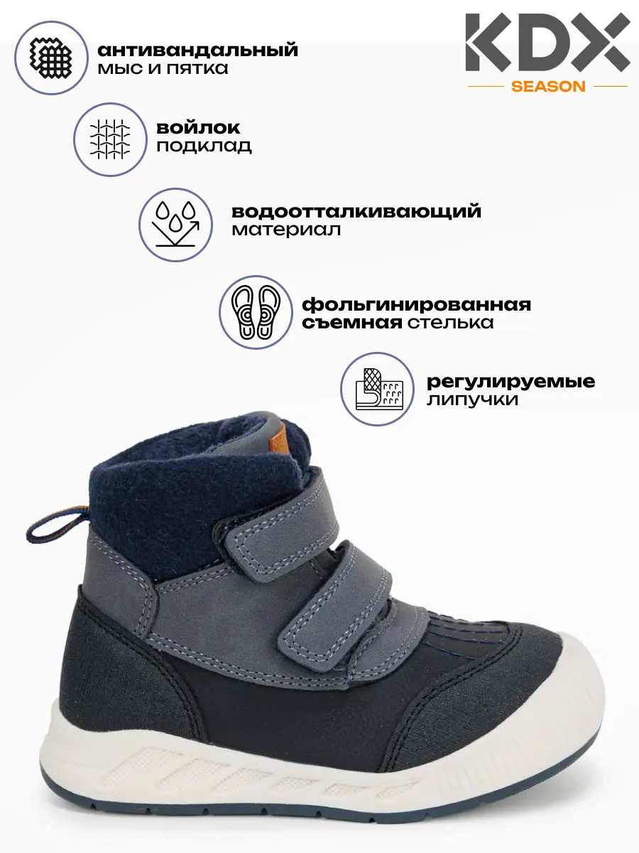 Ботинки KDX SKY-08 navy - фото 3