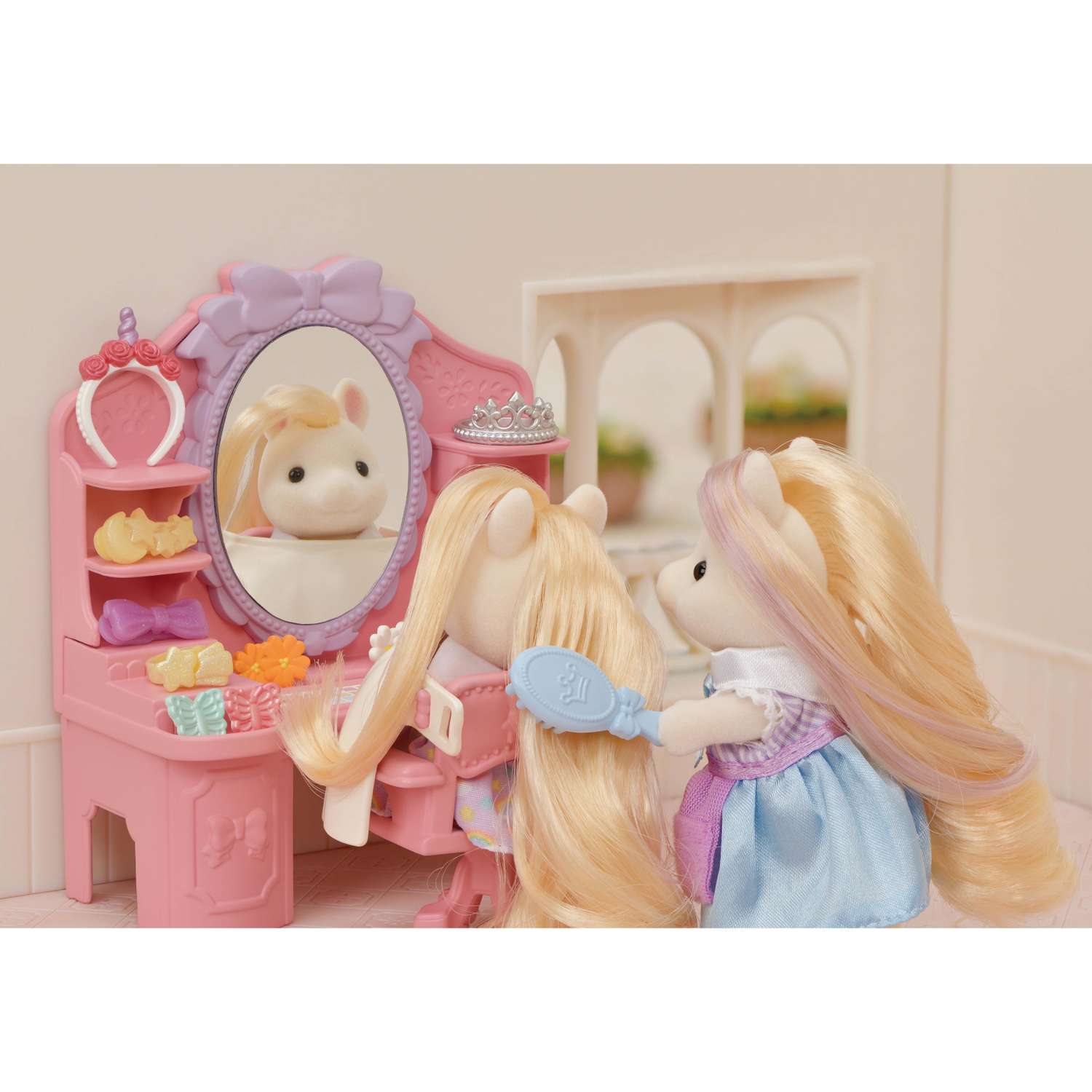 Игровой набор Sylvanian Families Салон красоты Пони - фото 9
