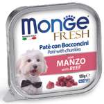 Корм для собак MONGE Dog Fresh говядина консервированный 100г