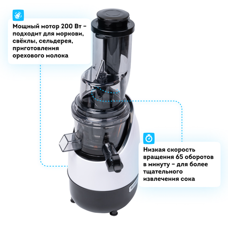 Соковыжималка шнековая RAWMID Greenery RGJ 03 электрическая