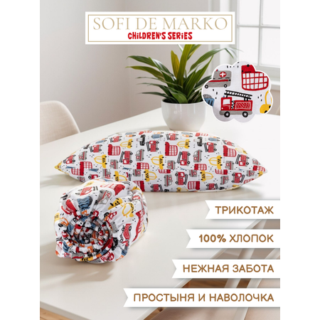 Комплект простыня и наволочка Sofi de Marko Baby №19